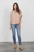 Dusty-pink Oversized Top