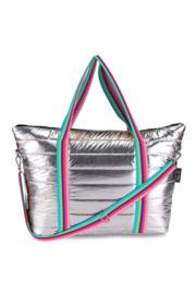 Puffer Totes With Decorative Straps