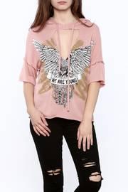  Pink Graphic Top