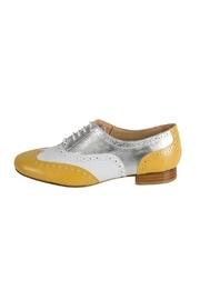  White & Yellow Brogues