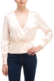  Deep-v Satin Blouse