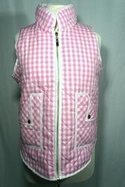  Gingham Puffer Vest
