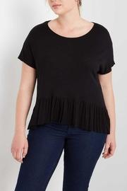  Black Peplum Tee