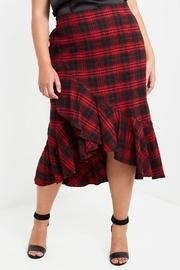  Plaid Flounce Skirt