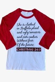  Christmas Baseball Tee