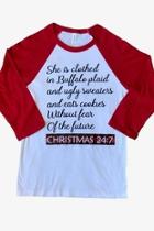  Christmas Baseball Tee