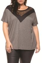  Mesh Detail Tee