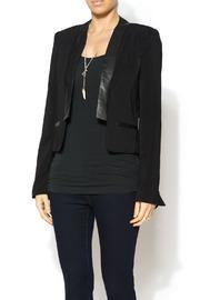 Black Swan Pu Trim Blazer
