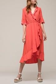 Ruffle Woven Dress