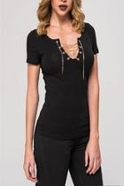  Black Chain Top