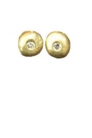  Gold Pebble Earrings