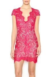  Scarlet Lace Mini Dress