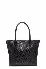  Croco Print Shopper