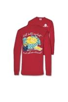  Red Long-sleeved T-shirt