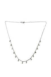  Diamond-shaped Tiny-charm Necklace