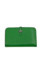 Leather Wallet: Green