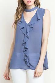 Blue Key Hole Top