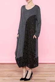  Grey Geometric Dress