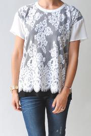 Pencey White Lace T-shirt