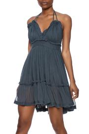  Crinkle Strappy Dress