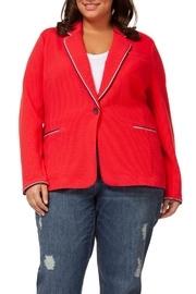  Red Knit Blazer