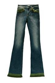  Fur Trim Jeans