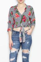  Tie Bottom Blouse