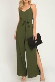  Cherice Olive Jumpsuit