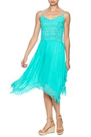  Turquoise Crochet Dress