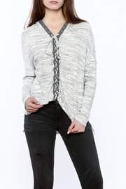  Front Lace Up Top