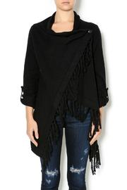  Black Fringe Cardigan