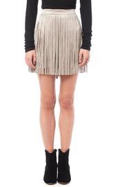  Beige Suede Skirt