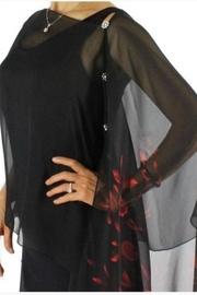 Silky Poncho-blackrose