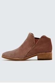  Rose Leather Bootie