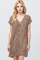  Leopard Pocket Dress