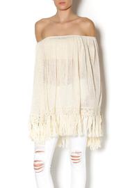 Ruby And Jenna Off Shoulder Fringe Tunic
