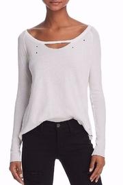  Philanthropy Andrea Cutout Long Sleeve Tee