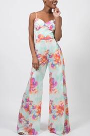  Abstract Floral Jumpsuit