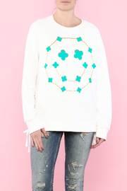  White Long Sleeve Sweatshirt