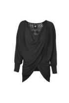  Drape Lace Blouse