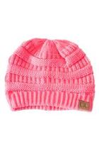  Pink Knit Beanie