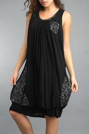  Black Sequence Dress