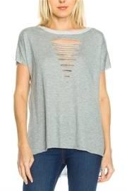  Grey Distressed Top