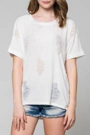  Distressed Short Sleeve Tee