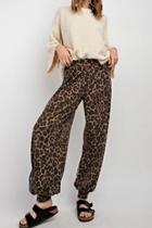  Leopard Jogger Pants