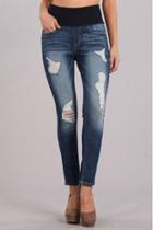  Curvify Ripped Jeans With High Waistband