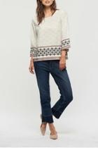  Krista Jacquard Blouse