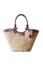  Purple Straw Bag