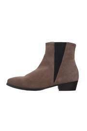  Beige Suede Booties