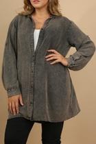  Black Drawstring Top
